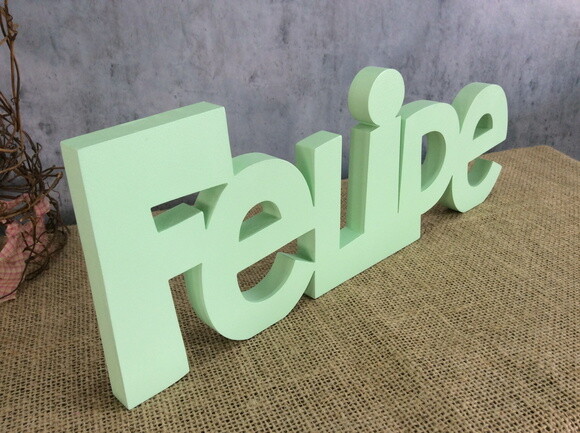 Letras Decorativas De MDF - Nomes