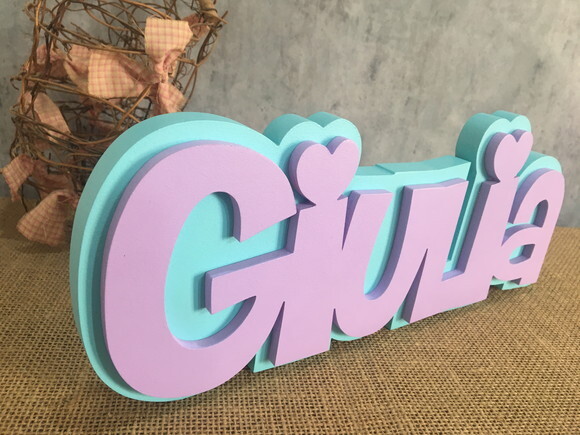 Letras Decorativas de mdf Sobreposição
