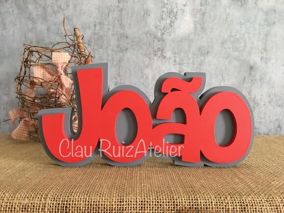 Letras Decorativas de mdf Sobreposição