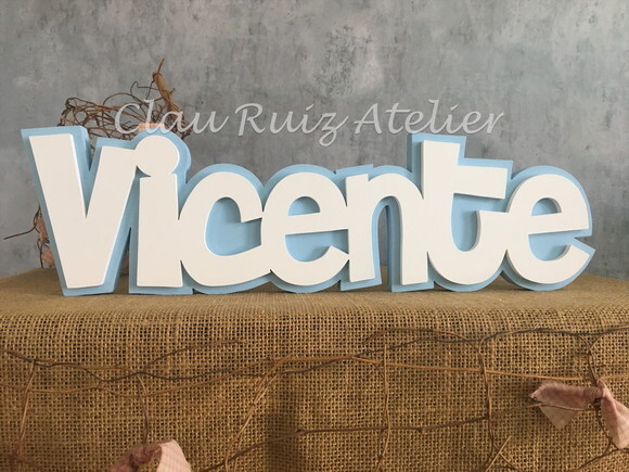 Letras Decorativas de mdf Sobreposição