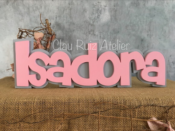 Letras Decorativas De MDF SOBREPOSIÇÃO