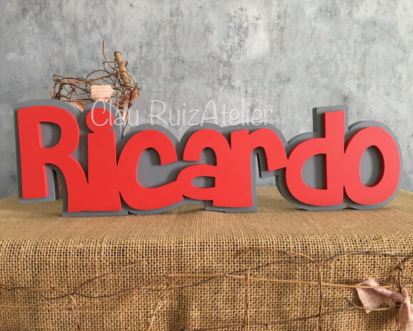 Letras Decorativas De MDF SOBREPOSIÇÃO