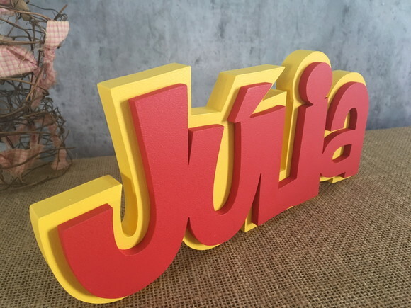 Letras Decorativas De MDF SOBREPOSIÇÃO