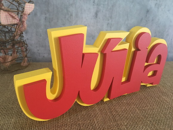 Letras Decorativas De MDF SOBREPOSIÇÃO