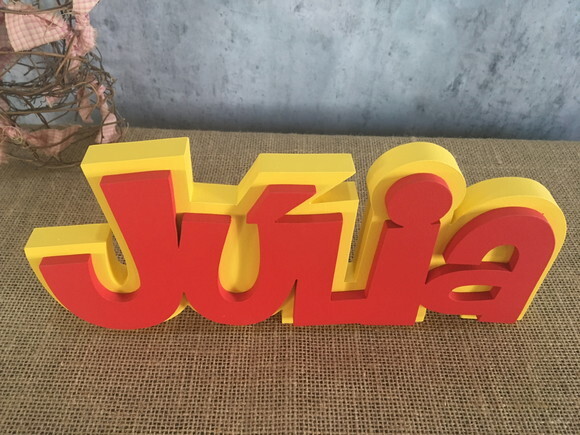 Letras Decorativas De MDF SOBREPOSIÇÃO