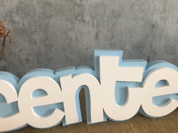 Letras Decorativas De MDF SOBREPOSIÇÃO URSO