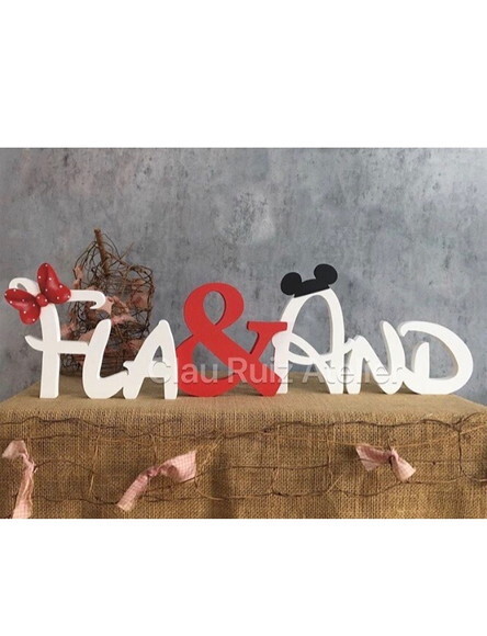Letras Decorativas Disney CASAL