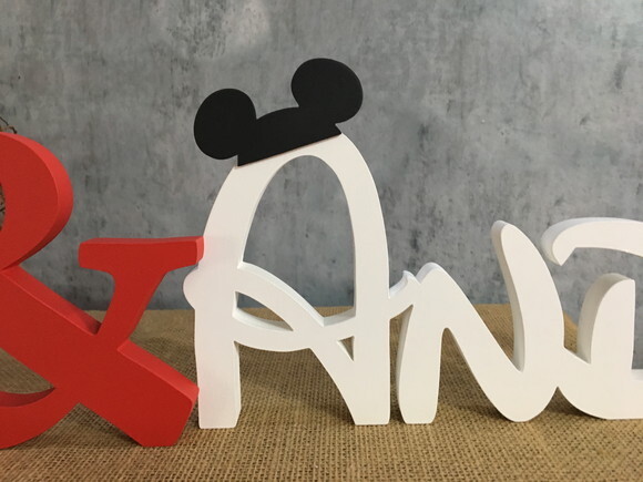 Letras Decorativas Disney CASAL