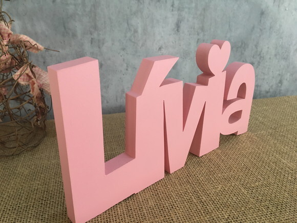 Letras Decorativas em MDF