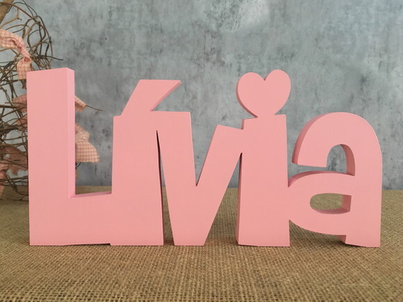 Letras Decorativas em MDF