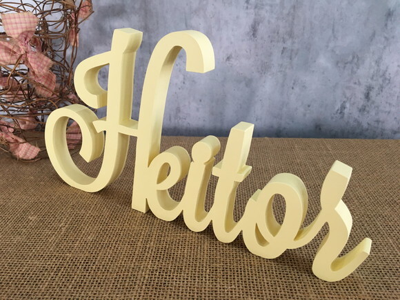 Letras Decorativas em mdf - Linha Cursiva