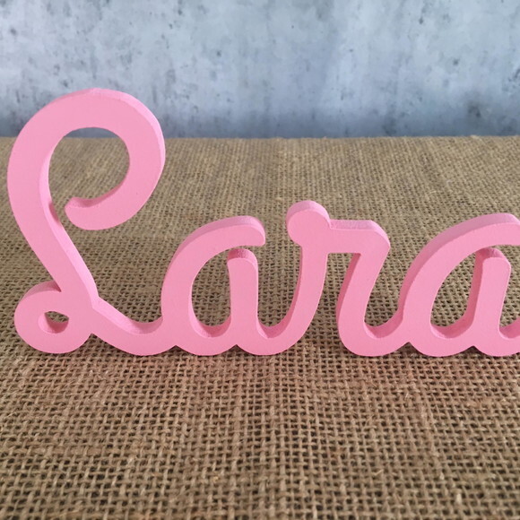 Letras Decorativas em MDF - Linha Cursiva