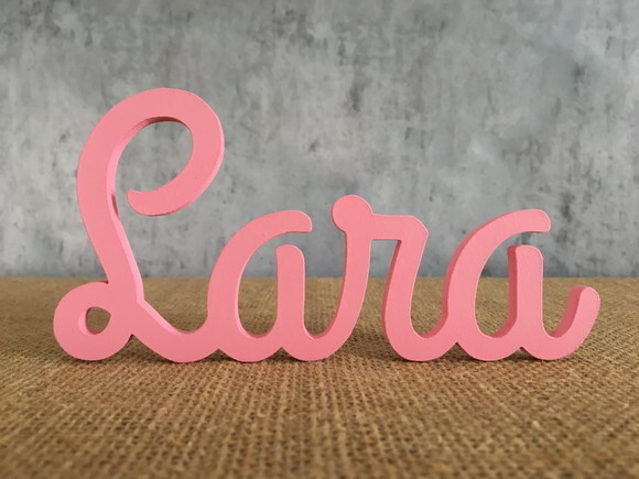 Letras Decorativas em MDF - Linha Cursiva