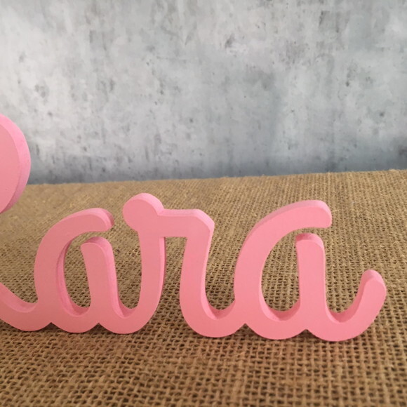 Letras Decorativas em MDF - Linha Cursiva