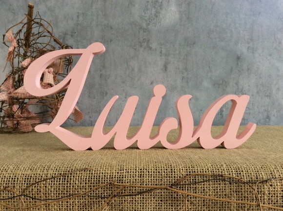 Letras Decorativas em MDF - Linha Cursiva