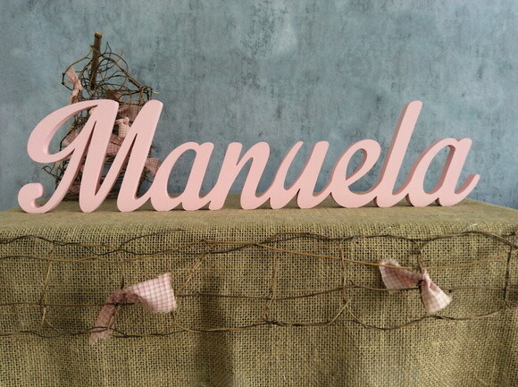 Letras Decorativas em MDF - Linha Cursiva