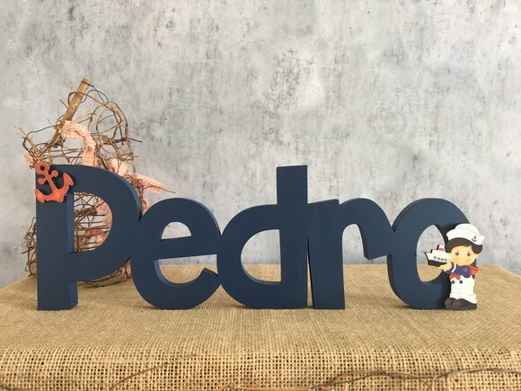 Letras Decorativas em MDF - MARINHEIRO