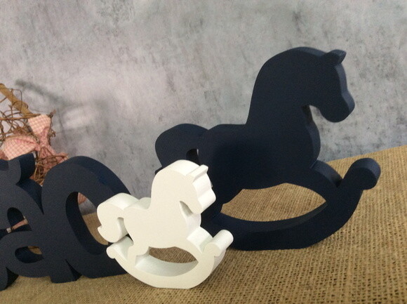 Letras Decorativas em MDF + cavalinhos