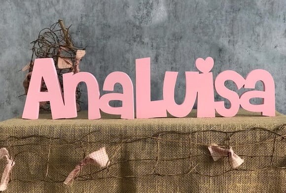 Letras Decorativas em MDF Linha CH
