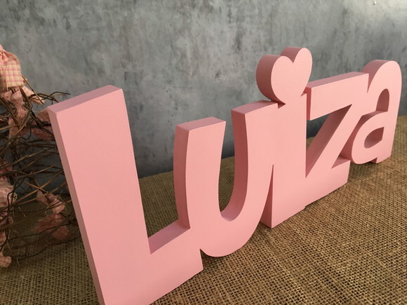 Letras Decorativas em MDF Linha CH