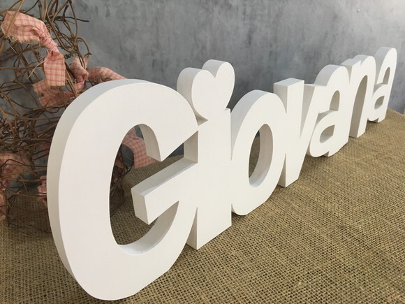 Letras Decorativas em MDF Linha CH