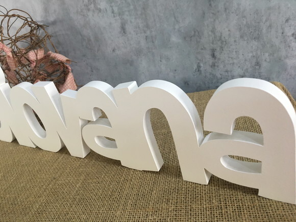 Letras Decorativas em MDF Linha CH