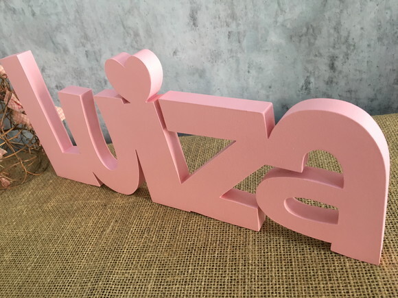 Letras Decorativas em MDF Linha CH