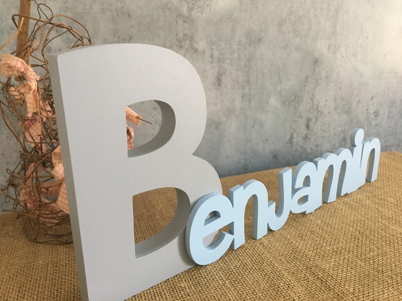Letras Decorativas em mdf Personalizado 18cm