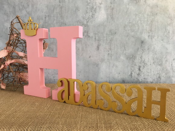 Letras Decorativas em MDF PERSONALIZADO 18cm
