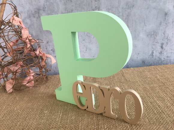 Letras Decorativas em MDF PERSONALIZADO 18cm