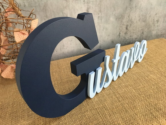 Letras Decorativas em MDF PERSONALIZADO 18cm