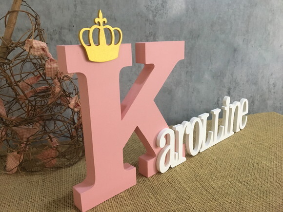 Letras Decorativas em MDF PERSONALIZADO 18cm
