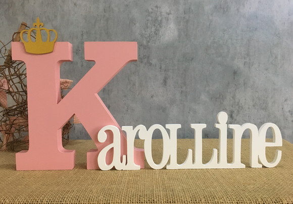 Letras Decorativas em MDF PERSONALIZADO 18cm
