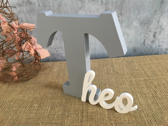 Letras Decorativas em MDF PERSONALIZADO 18cm