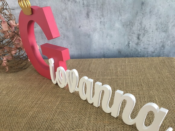 Letras Decorativas em MDF PERSONALIZADO 18cm