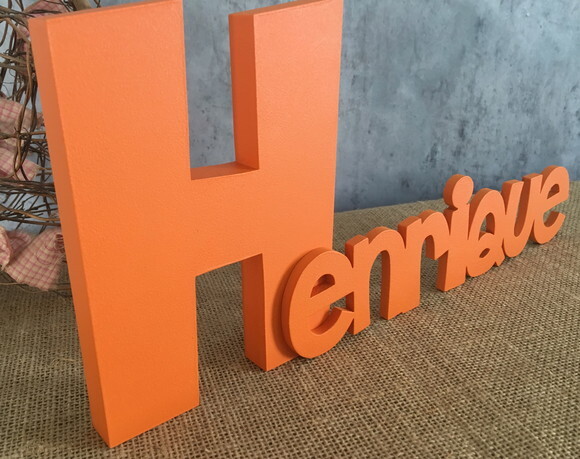 Letras Decorativas em MDF PERSONALIZADO 18cm CH
