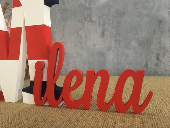 Letras Decorativas em MDF PERSONALIZADO 18cm REINO UNIDO