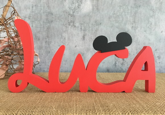 Letras Decorativas Festa Mickey