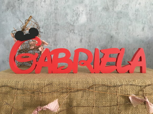 Letras Decorativas Festa Mickey