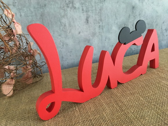 Letras Decorativas Festa Mickey