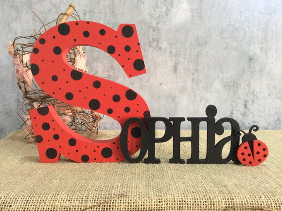 Letras Decorativas Joaninha