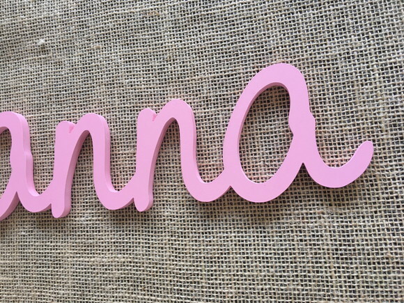 Letras Decorativas Nome de Parede