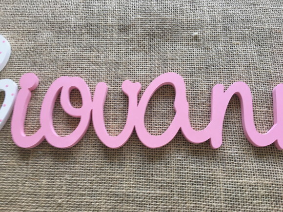 Letras Decorativas Nome de Parede