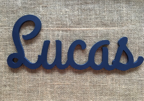 Letras Decorativas Nome de Parede
