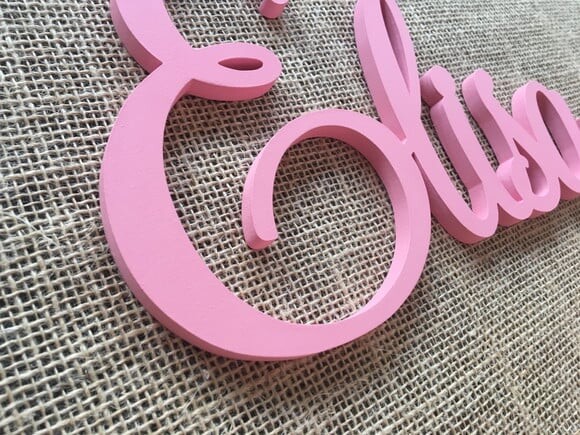Letras Decorativas Nome de Parede