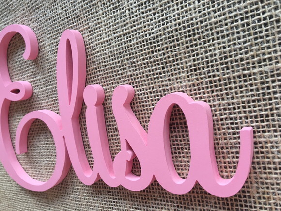 Letras Decorativas Nome de Parede