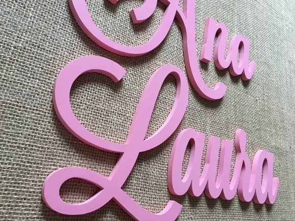 Letras Decorativas Nome De Parede