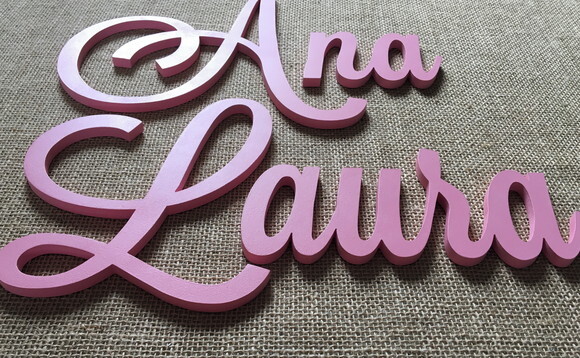 Letras Decorativas Nome De Parede