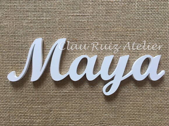 Letras Decorativas Nome De Parede
