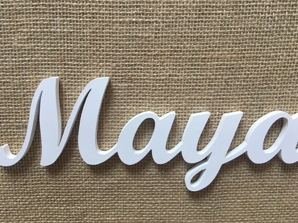 Letras Decorativas Nome De Parede